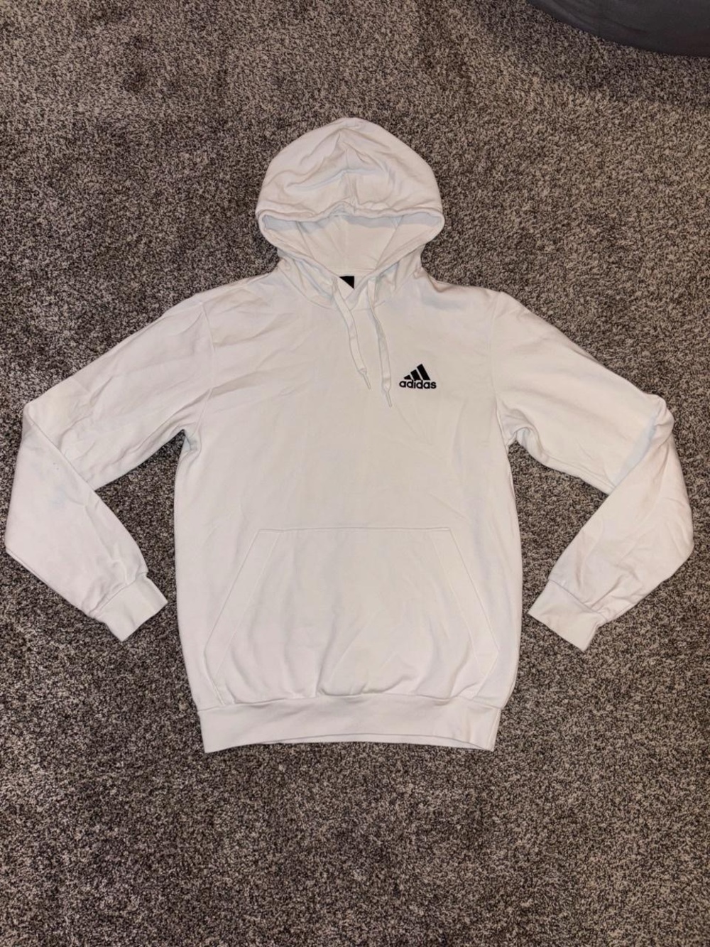 White Adidas hoodie